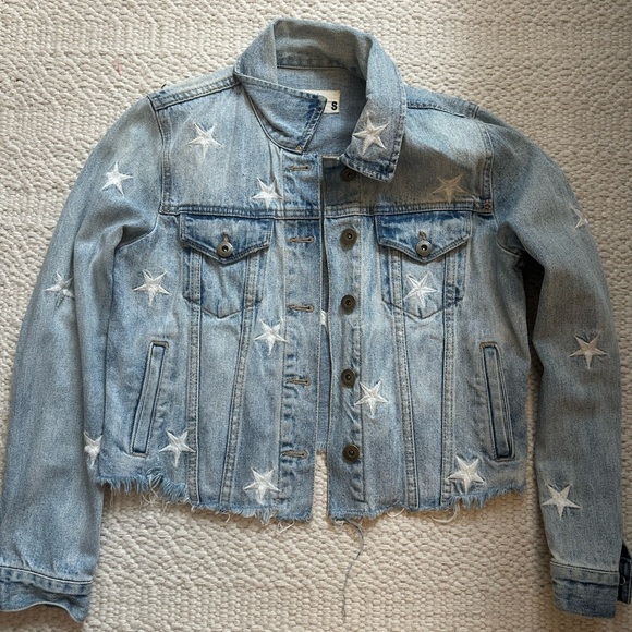 Pistols star denim jacket. Size small - Picture 1 of 4